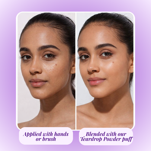 Lakyou Beauty - Tear Drop Powder Puff | Soft Makeup Powder Puff for Flawless Finish