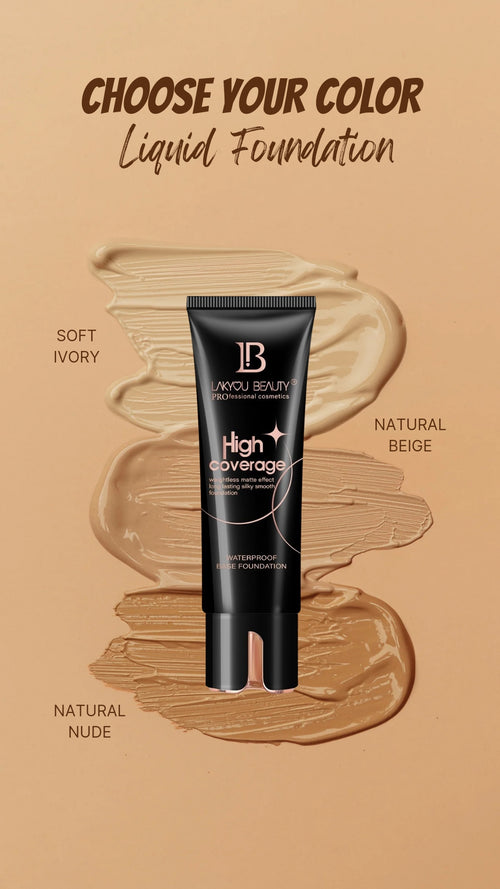 Lakyou Beauty - High Coverage Foundation | Long Lasting Flawless Matte Finish