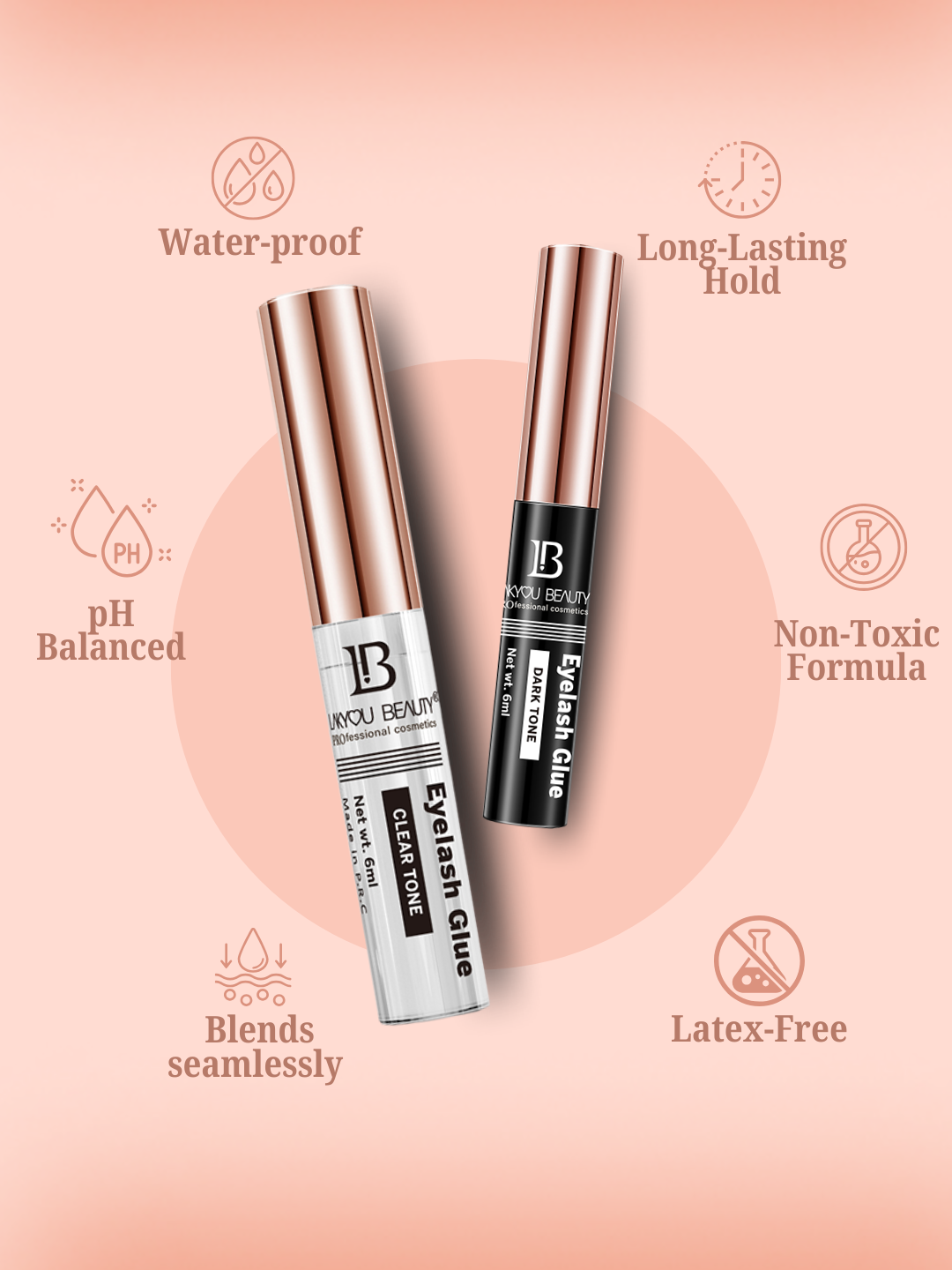 Lakyou Beauty - Professional Eyelash Glue | Secure All-Day Hold