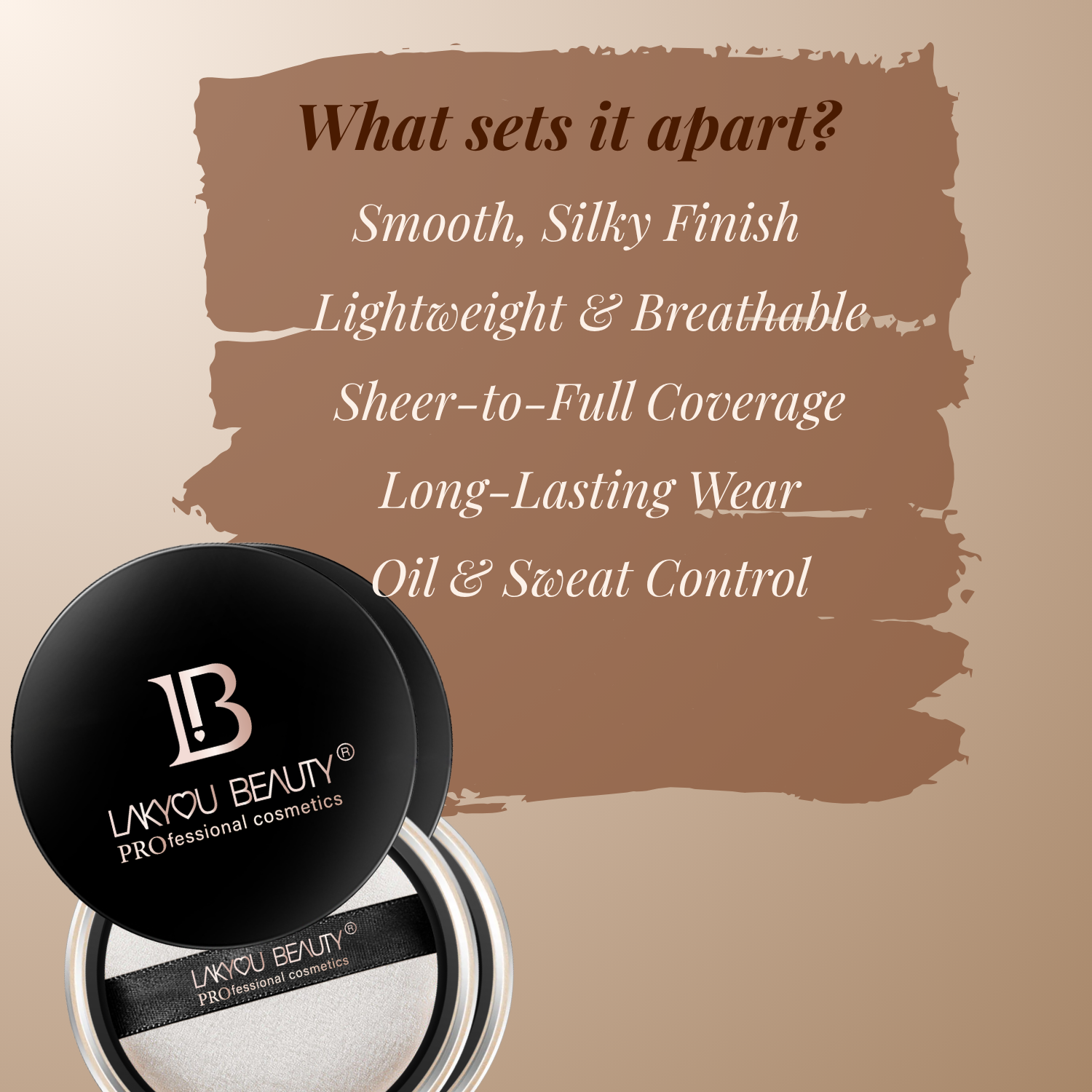 Lakyou Beauty - HD Loose Powder | Lightweight Oil Control Flawless Finish