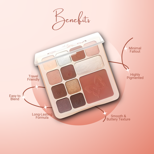 Lakyou Beauty - Glam Addition Makeup Kit | All In One Glam Face & Eye Makeup Palette