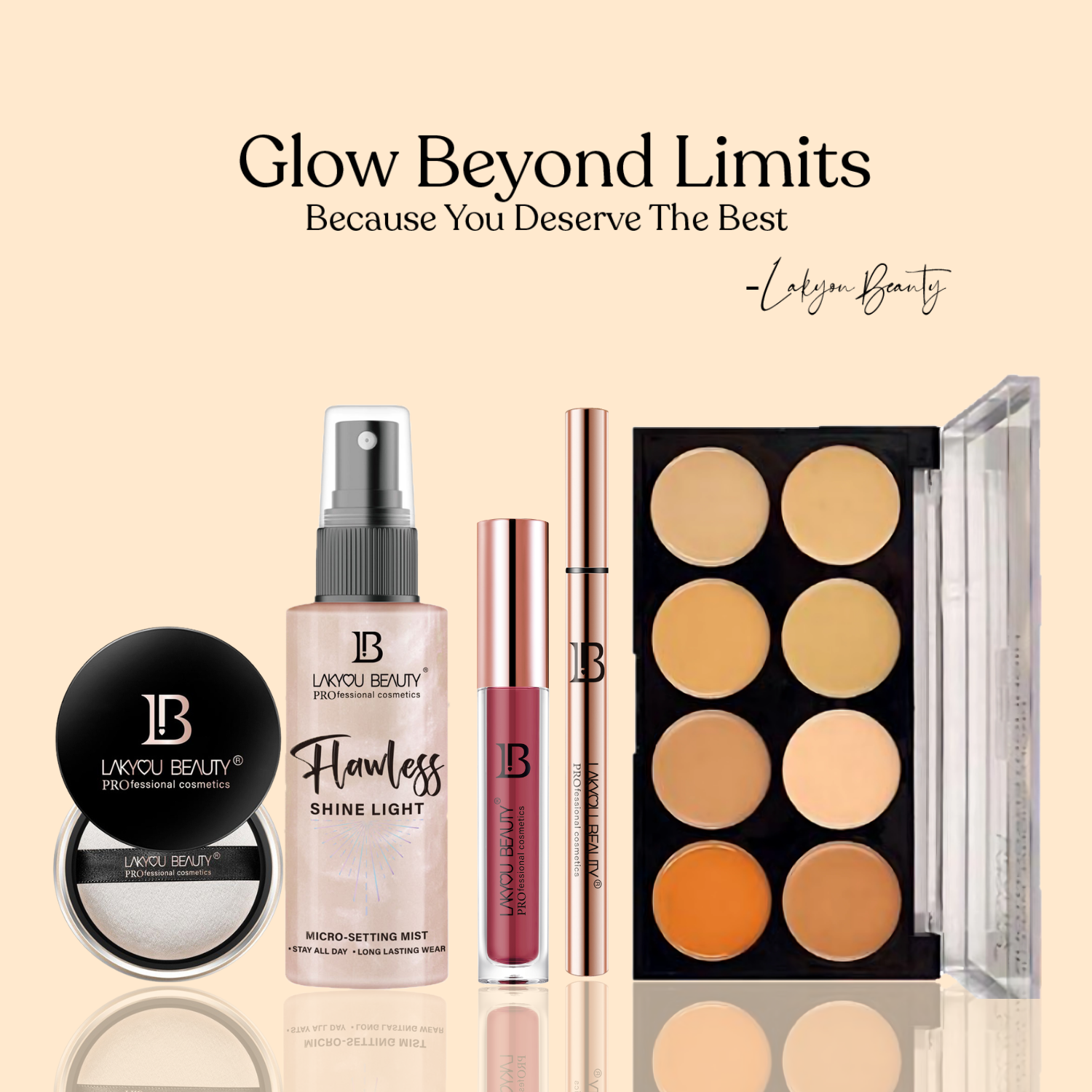Lakyou Beauty - Concealer Palette | Full Coverage Color Correcting Concealer Kit