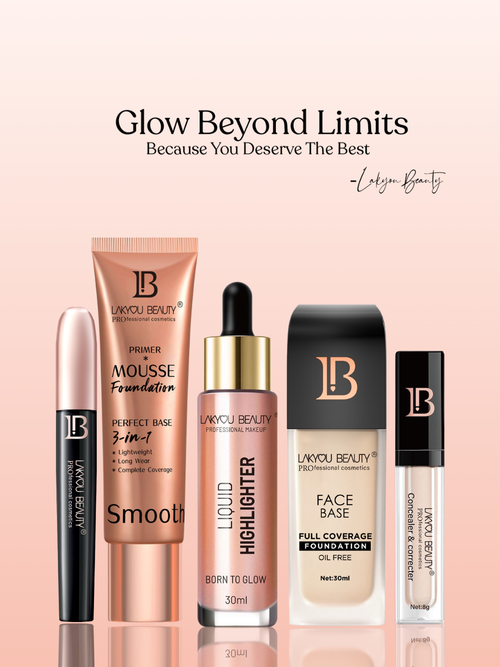 Lakyou Beauty - Born To Glow Liquid Highlighter | Radiant Dewy Glow Illuminator