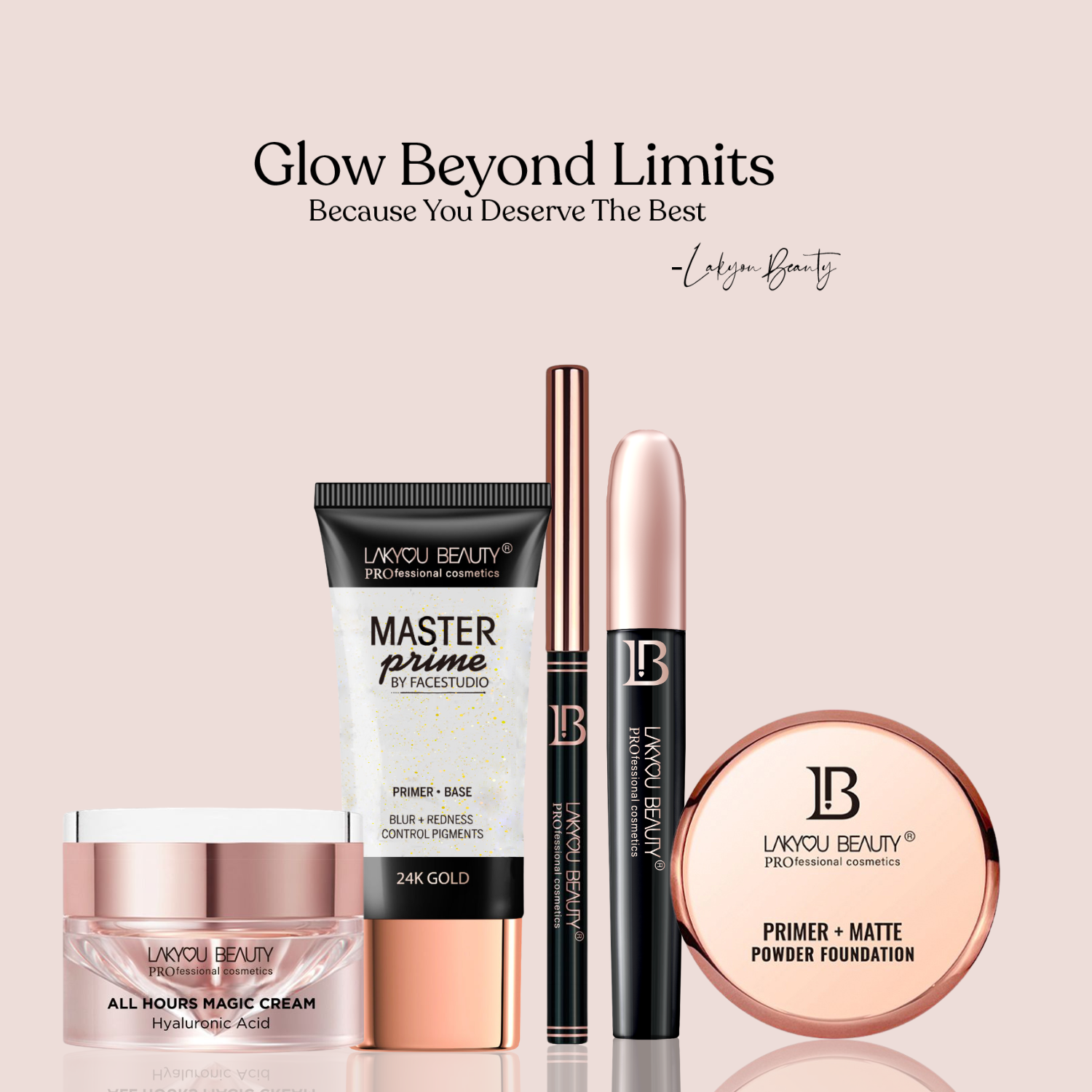 Lakyou Beauty - Eye Define Auto Kajal | Waterproof Smudge Proof Deep Black Kajal