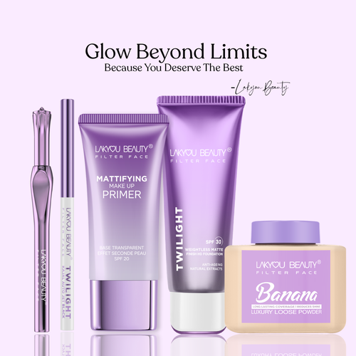 Lakyou Beauty -Filter Face Banana Loose Powder | Colour-Correcting Brightening Setting Powder