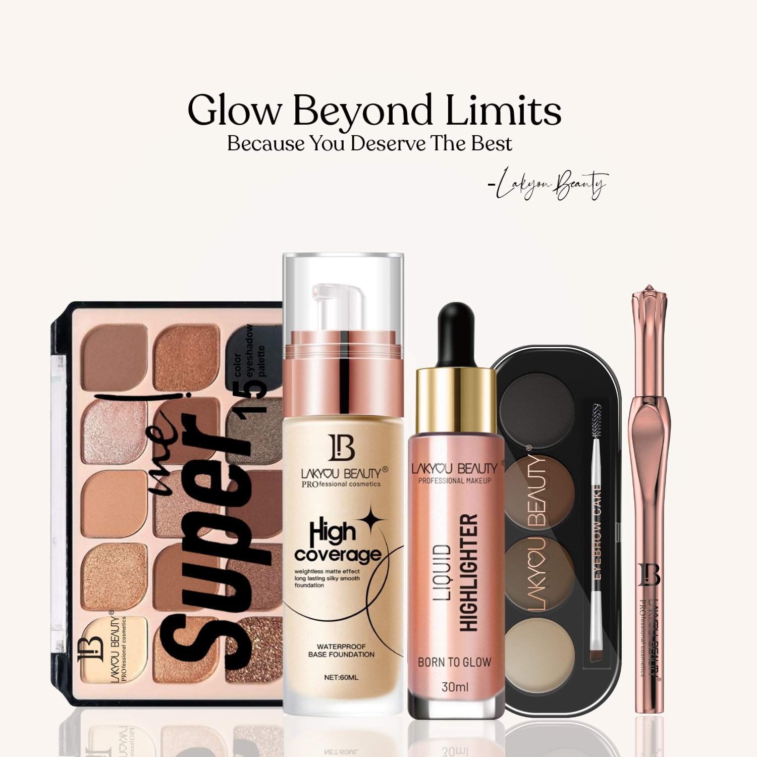 Lakyou Beauty - High Coverage Foundation | Full Coverage Matte Finish