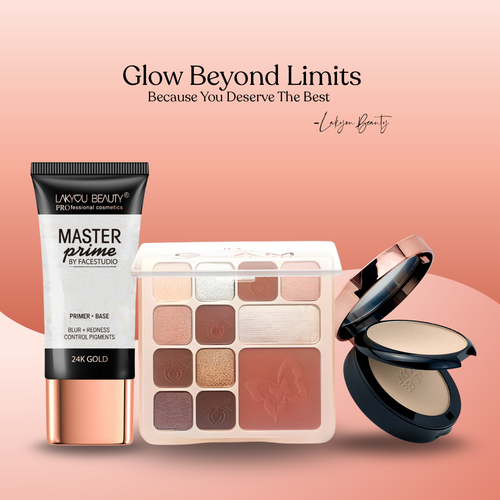 Lakyou Beauty - Glam Addition Makeup Kit | All In One Glam Face & Eye Makeup Palette