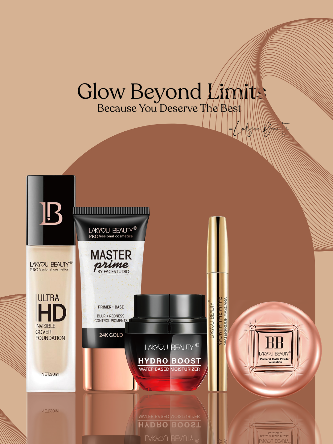 Lakyou Beauty - Ultra HD Foundation | Flawless Long-Wear Coverage