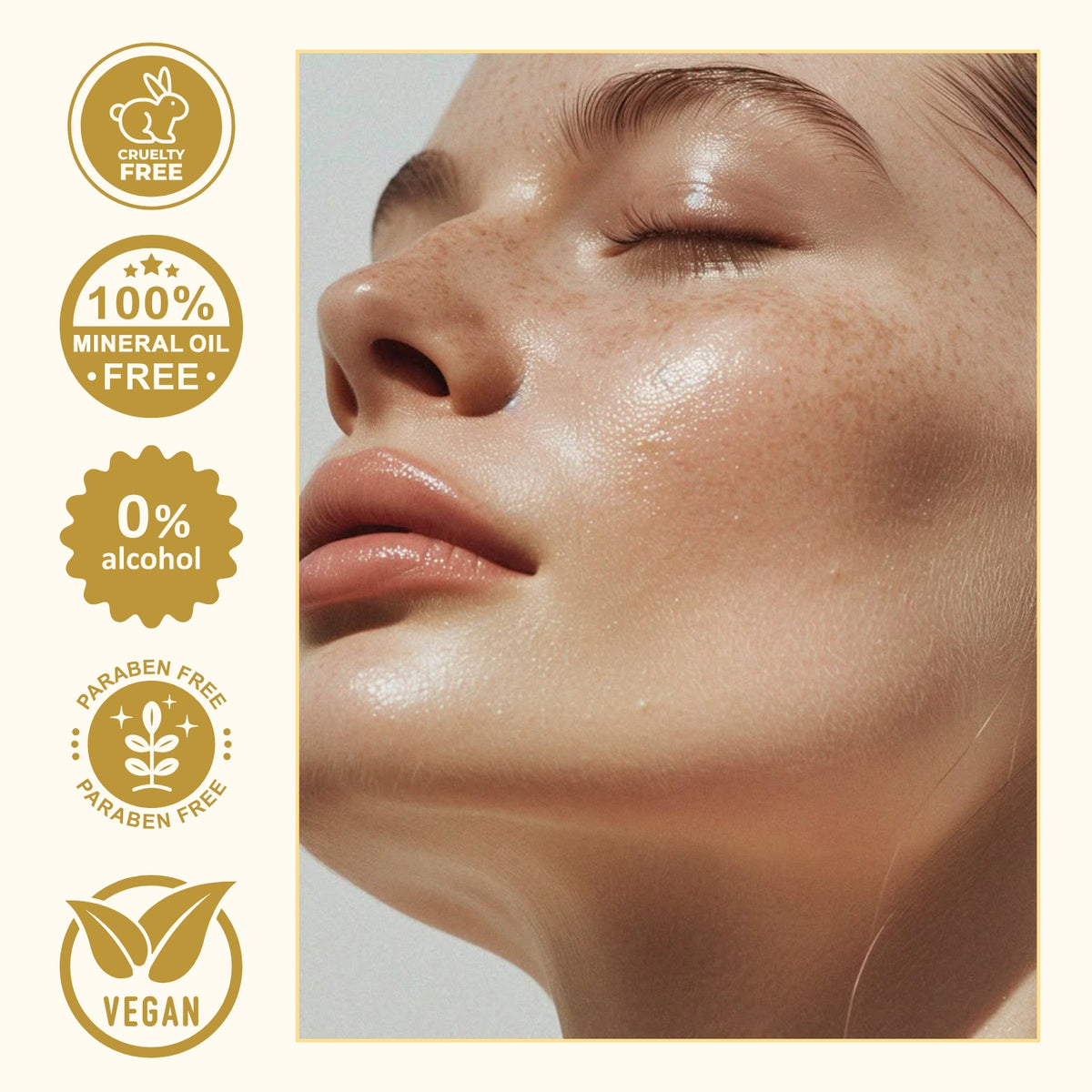 Lakyou Beauty - 24K Gold Glow Serum | Brightening & Hydrating Face Serum