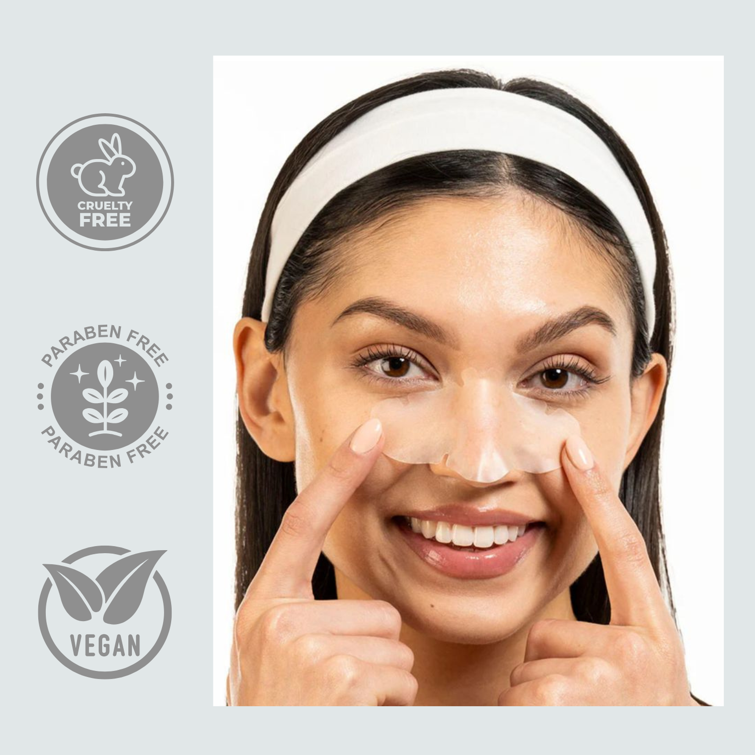 Lakyou Beauty - Charcoal Pore Strips | Deep Cleansing Blackhead Removal Strips