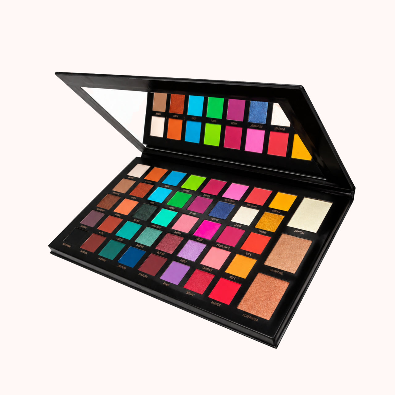 Lakyou Beauty - Diamond Eyeshadow Palette | Highly Pigmented Shimmer & Matte Shades