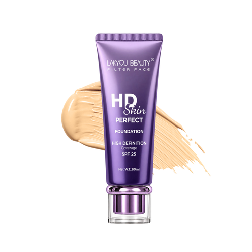 Lakyou Beauty HD Skin Perfect Foundation SPF 25 – Natural Beige