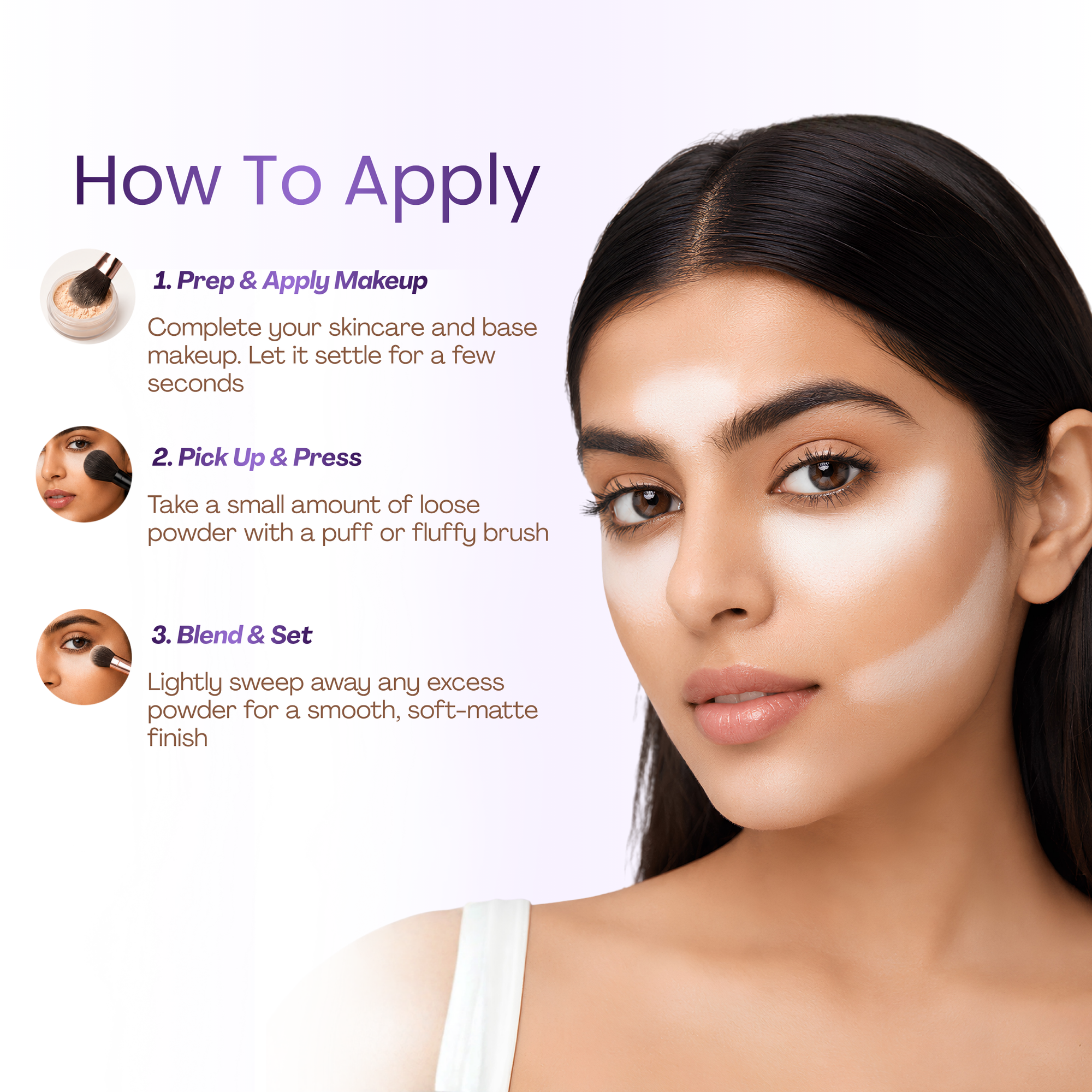 Lakyou Beauty - Filter Face | HD Translucent Powder | Lightweight Loose Setting Powder