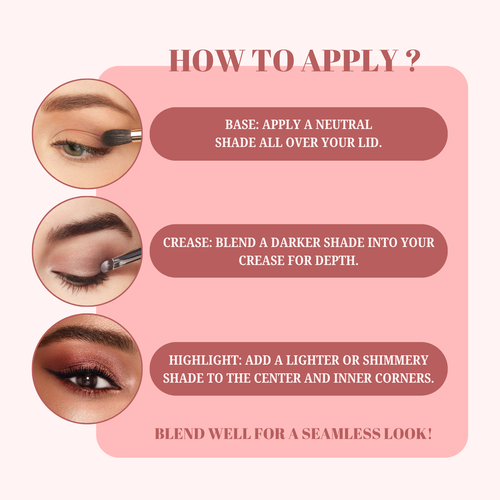 Lakyou Beauty - Diamond Eyeshadow Palette | Highly Pigmented Shimmer & Matte Shades