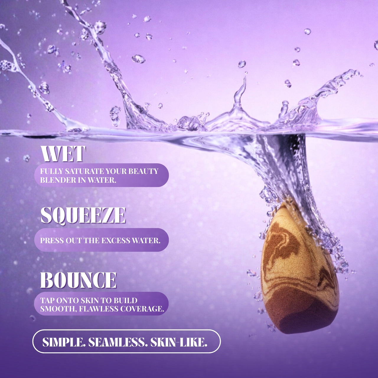 Lakyou Beauty - Air Blend Collection | Professional Makeup Sponge & Puff Set