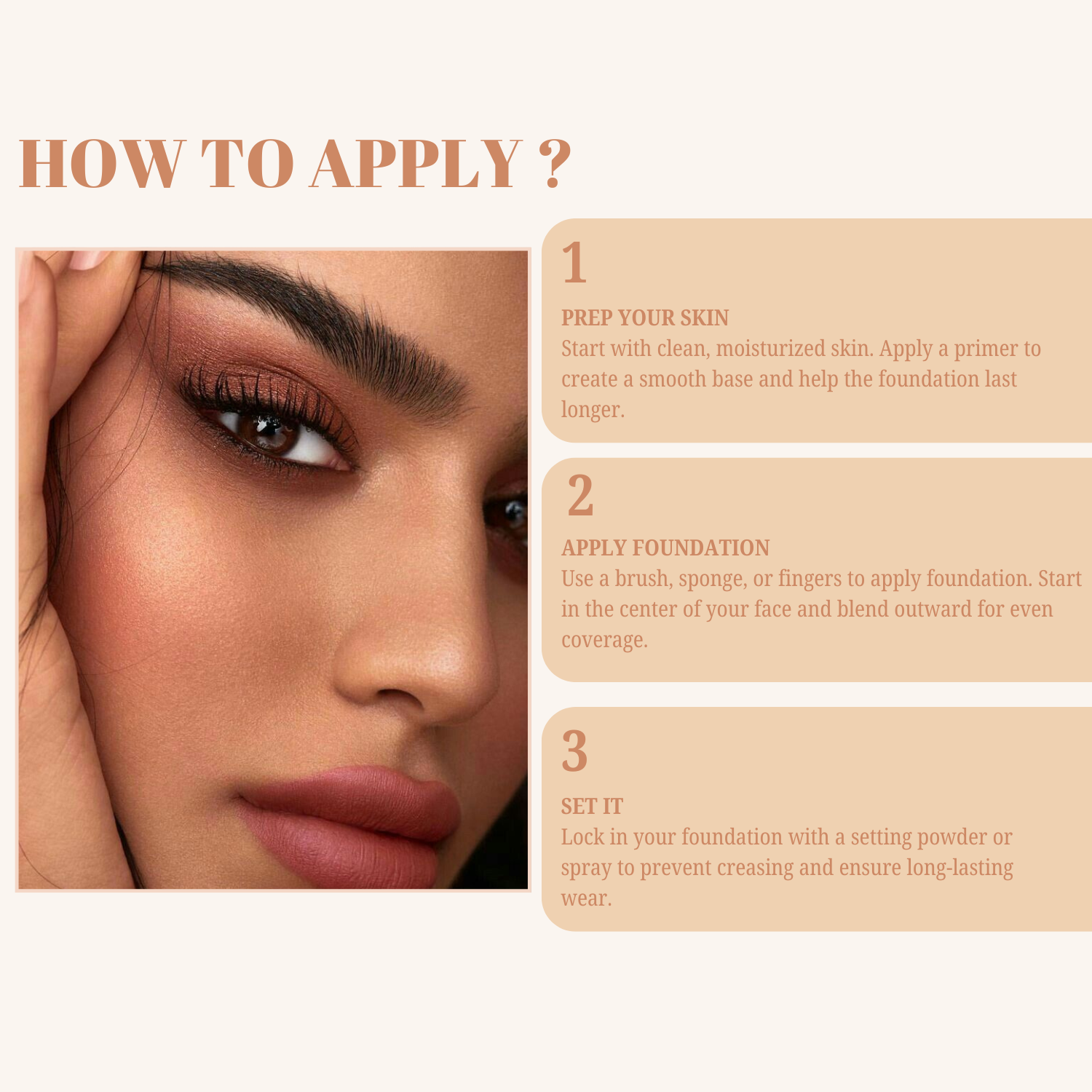Lakyou Beauty - High Coverage Foundation | Full Coverage Matte Finish