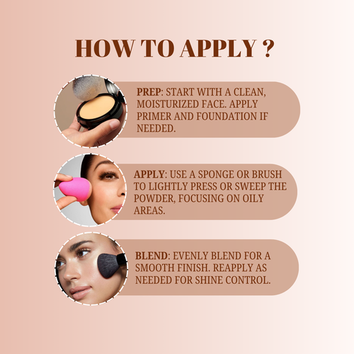 Lakyou Beauty - Prime+Matte Powder Foundation | Smooth Matte Finish Compact Powder