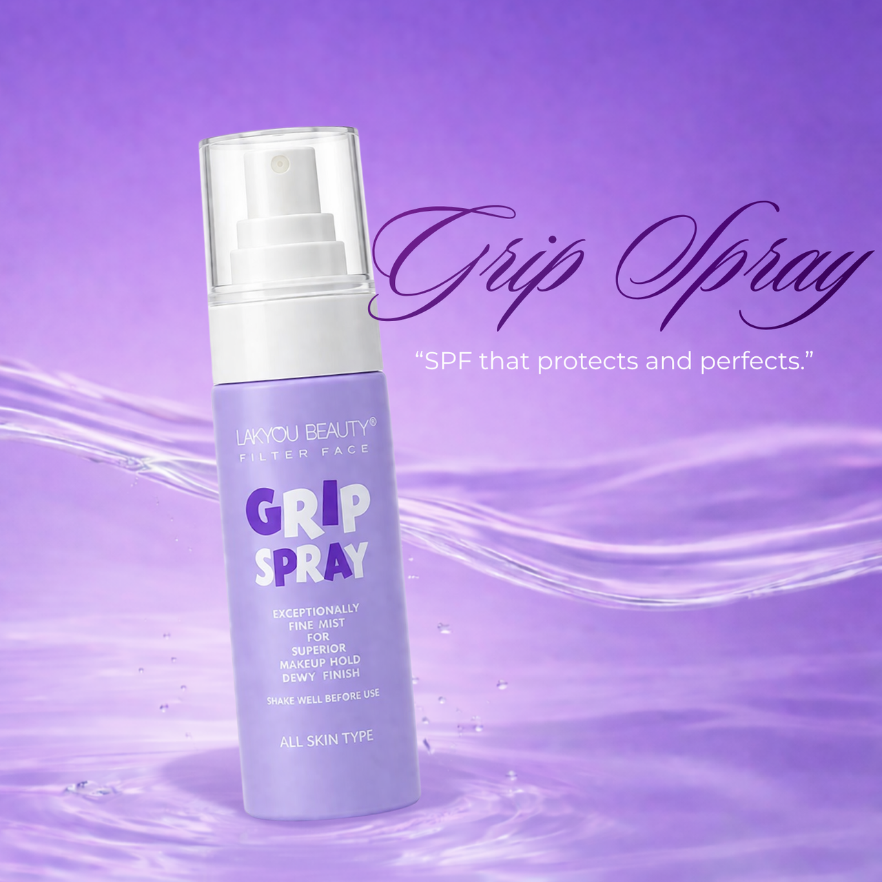 Lakyou Beauty - Filter Face Grip Spray | Hydrating Long-Lasting Makeup Fixing Spray