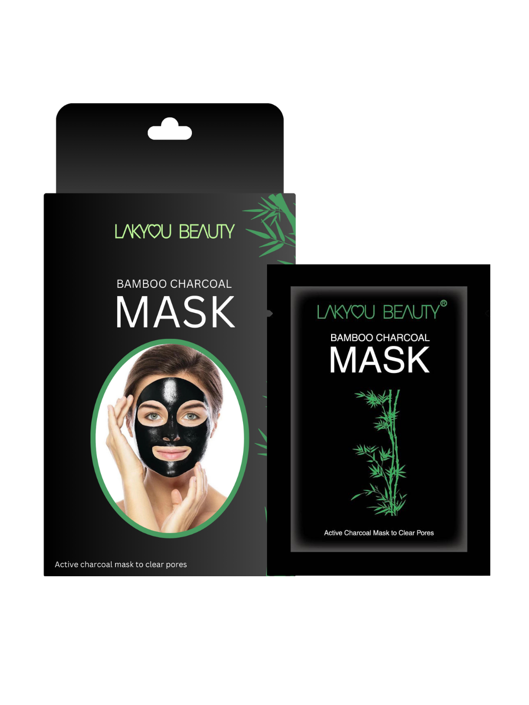 Lakyou Beauty - Bamboo Charcoal Mask | Deep Cleansing Oil Control Face Mask