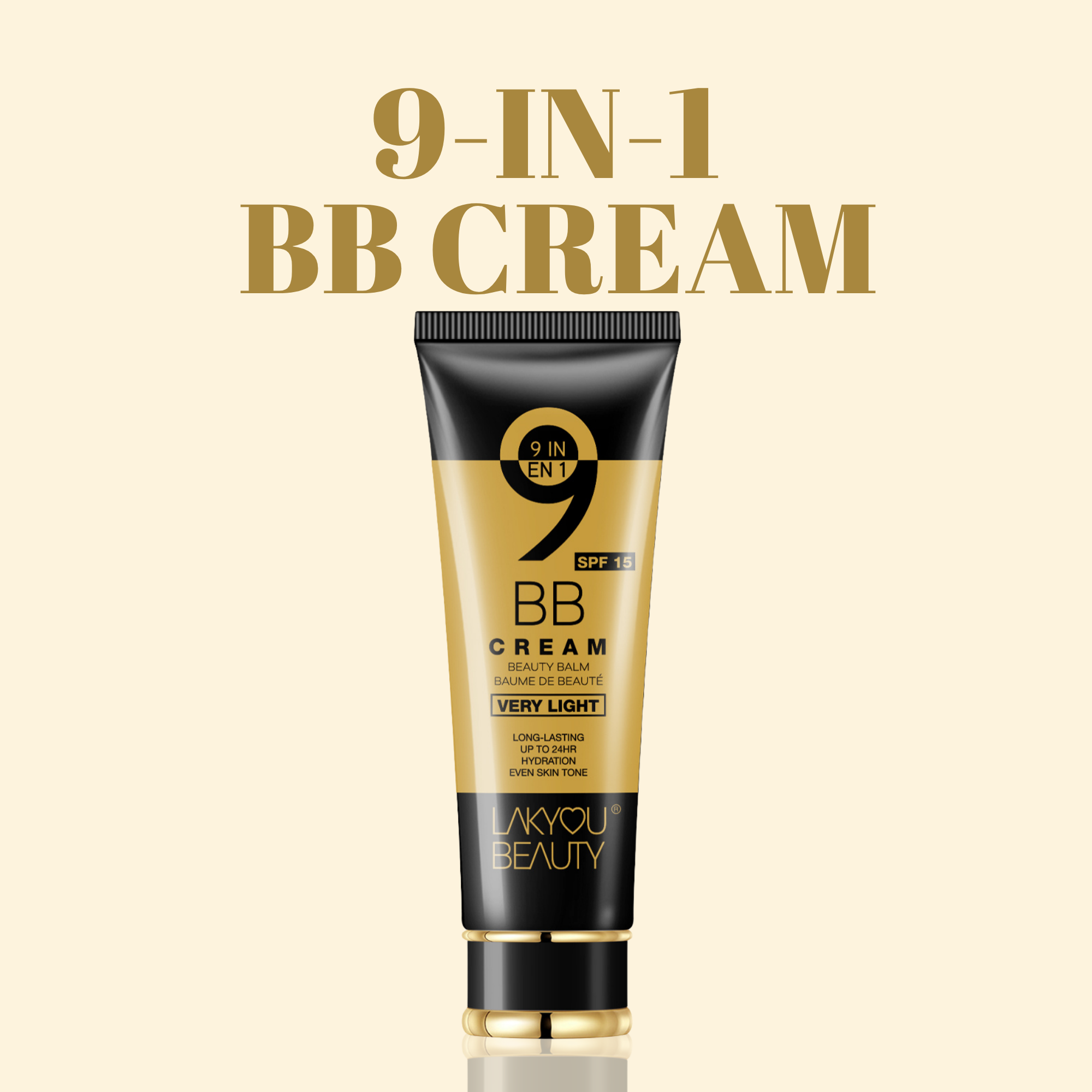 Lakyou Beauty - 9 In 1 BB Cream | All In One Skin Perfecting Glow Cream
