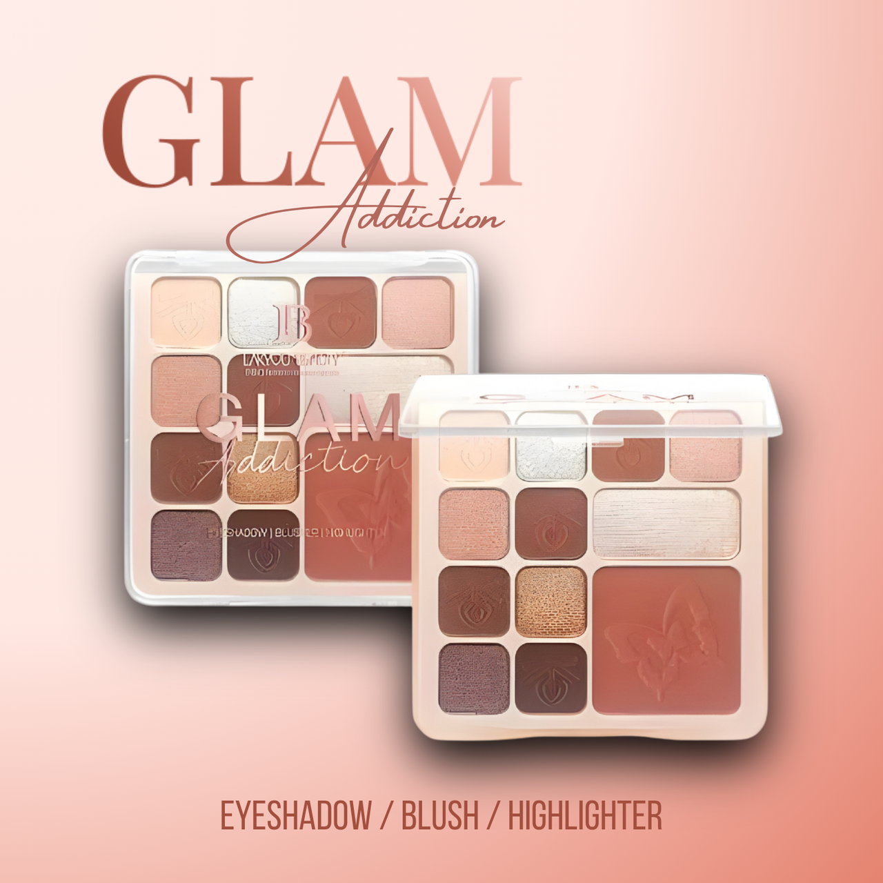 Lakyou Beauty - Glam Addition Makeup Kit | All In One Glam Face & Eye Makeup Palette