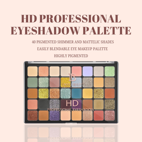Lakyou Beauty - HD Professional Eyeshadow Palette | Highly Pigmented Matte & Shimmer Shades