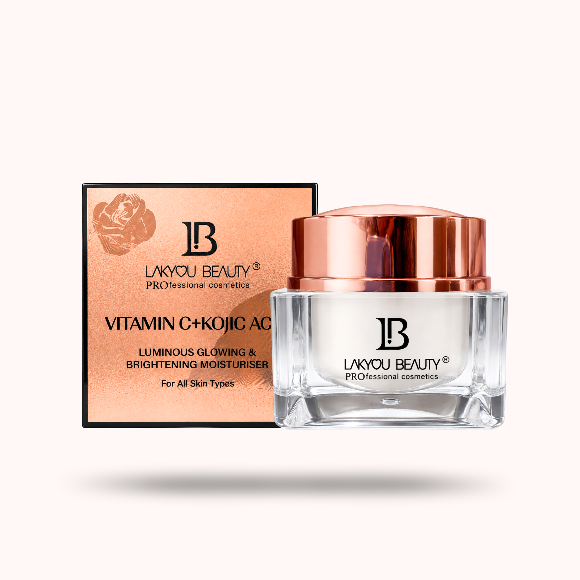 Lakyou Beauty Vitamin C Kojic Acid Brightening Cream | Dark Spot & Glow Cream