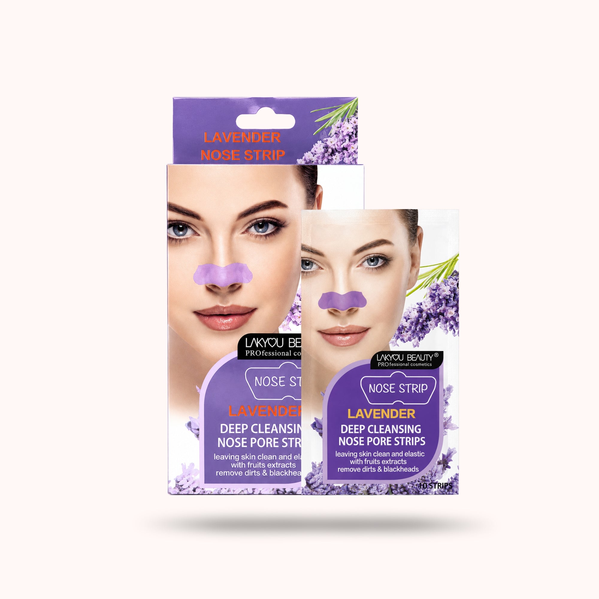 Lakyou Beauty - Charcoal Pore Strips | Deep Cleansing Blackhead Removal Strips