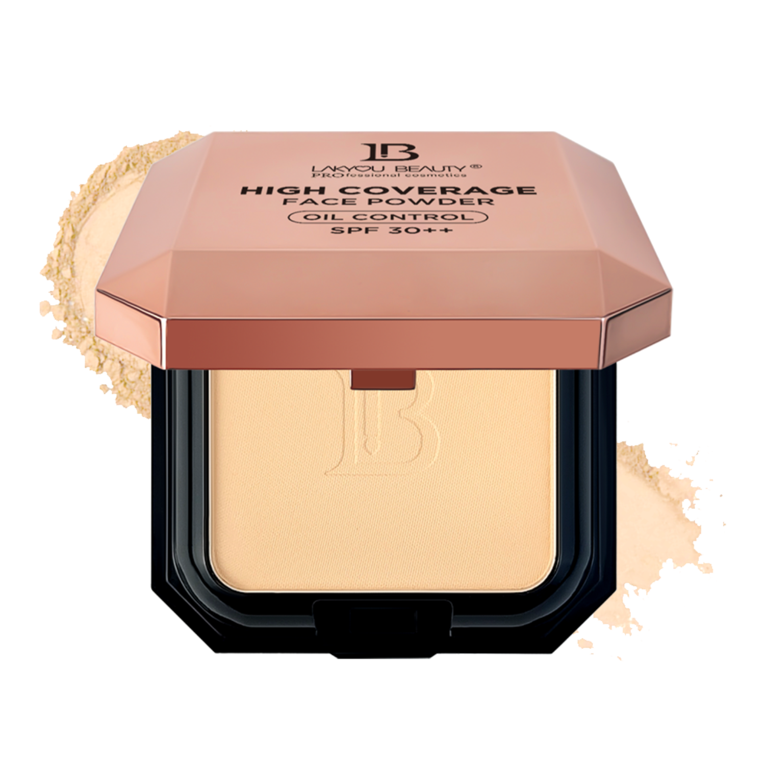 Lakyou Beauty - High Coverage Compact | Flawless Matte Finish Compact Powder