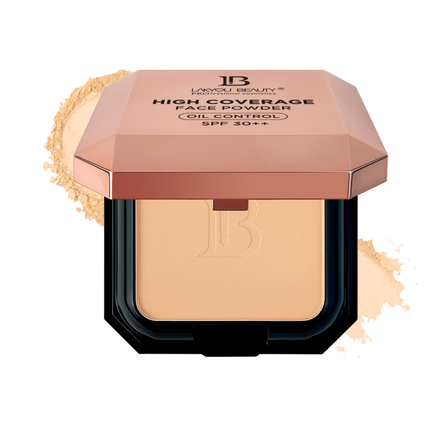Lakyou Beauty - High Coverage Compact | Flawless Matte Finish Compact Powder