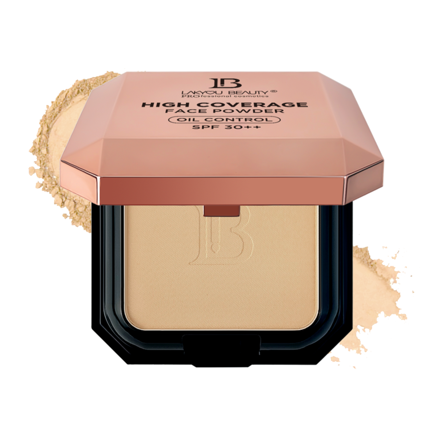 Lakyou Beauty - High Coverage Compact | Flawless Matte Finish Compact Powder
