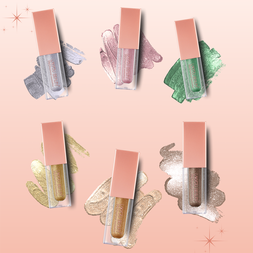 Lakyou Beauty - Metallic Liquid Eyeshadow | Long Lasting Shimmer & Metallic Eye Color