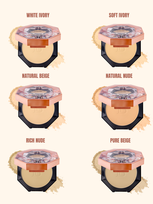 Lakyou Beauty - Diamond Single Compact | Radiant Smooth Matte Finish Powder