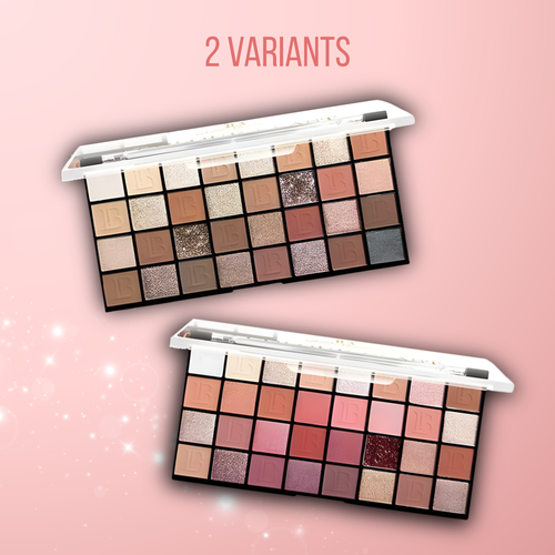 Lakyou Beauty - 32 Color Eyeshadow Palette | Highly Pigmented Matte & Shimmer Shades