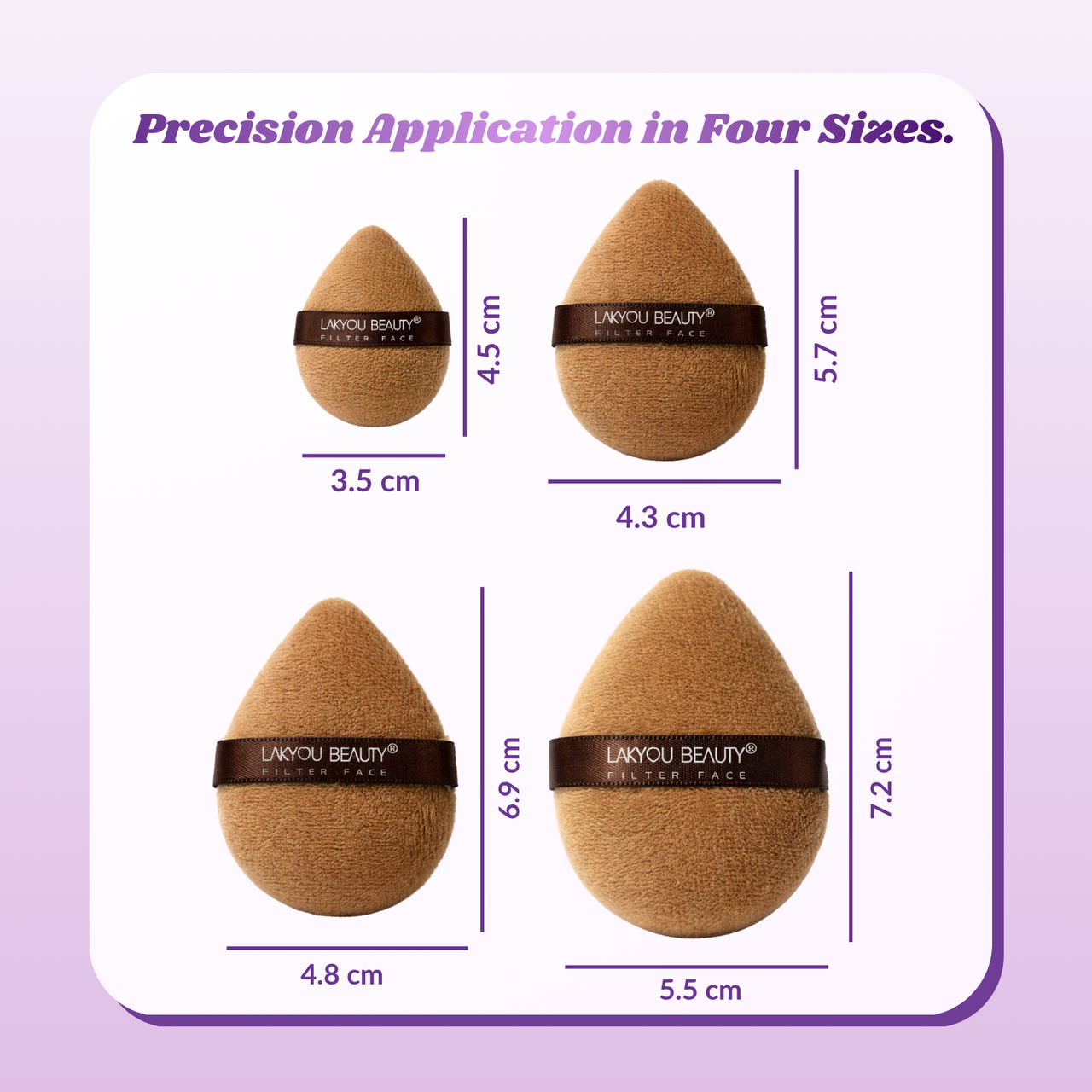 Lakyou Beauty Air SnugFit Makeup Sponge | Soft Blending Beauty Sponge for Flawless Finish