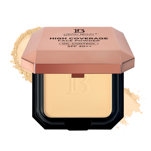 Lakyou Beauty - High Coverage Compact | Flawless Matte Finish Compact Powder