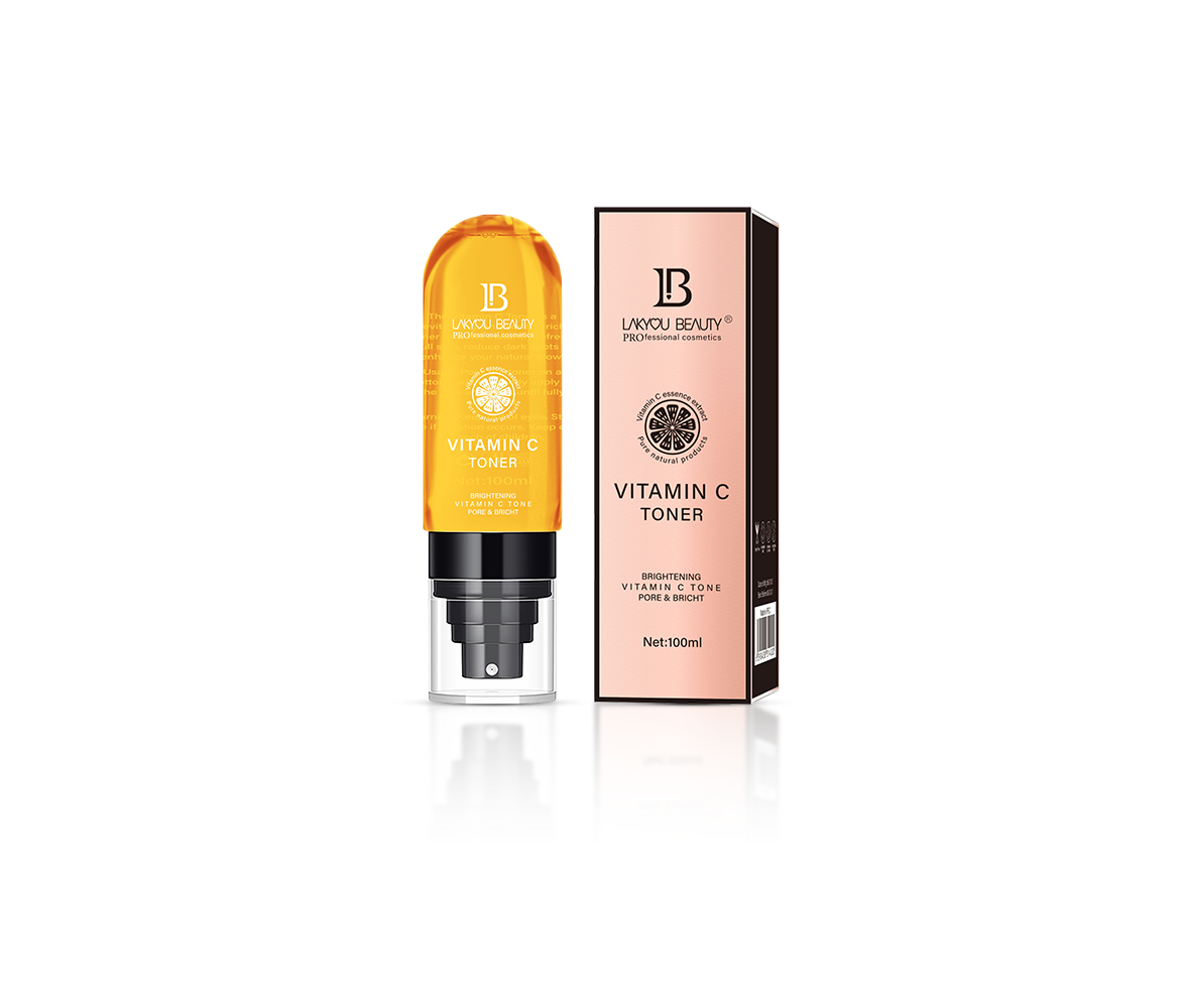 Lakyou Beauty Vitamin C Toner | Brightening & Hydrating Face Toner for Glowing Skin