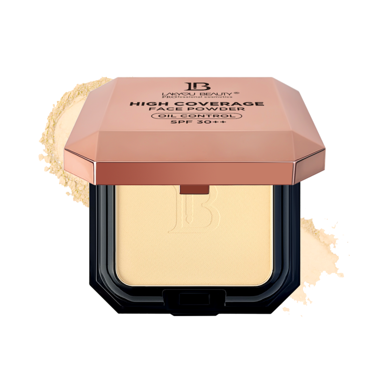 Lakyou Beauty - High Coverage Compact | Flawless Matte Finish Compact Powder