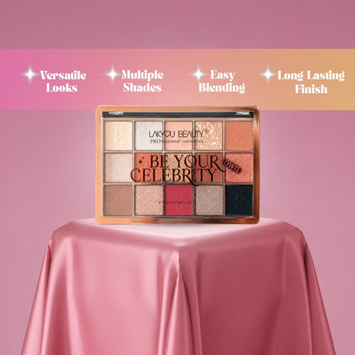 Lakyou Beauty - Be Your Own Celebrity Eyeshadow Palette | Glam Matte & Shimmer Eye Colors