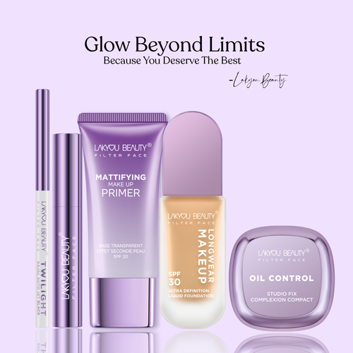 Lakyou Beauty -Filter Face Ultra Definition Liquid Foundation | Full Coverage & Long-Lasting Base Makeup
