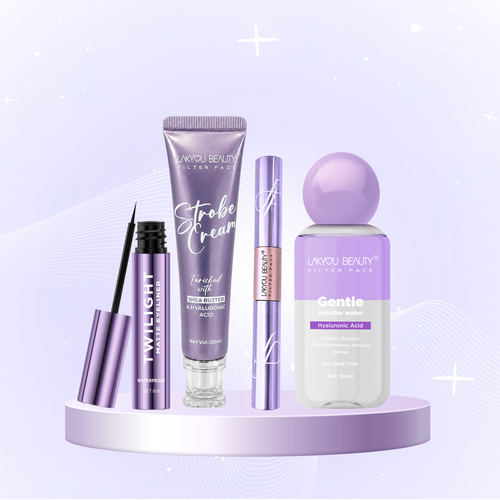 Lakyou Beauty -Filter Face | Double Headed Mascara | Lengthening & Volumizing 2-in-1 Mascara