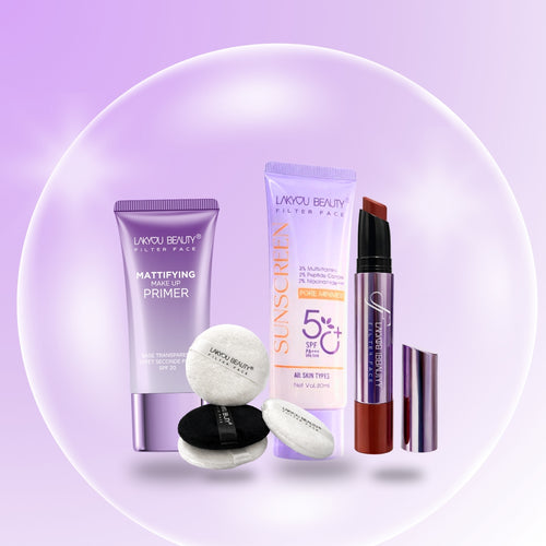 Lakyou Beauty Glass Skin Sunscreen SPF 60 PA+++ | Hydrating UV Protection & Dewy Glow