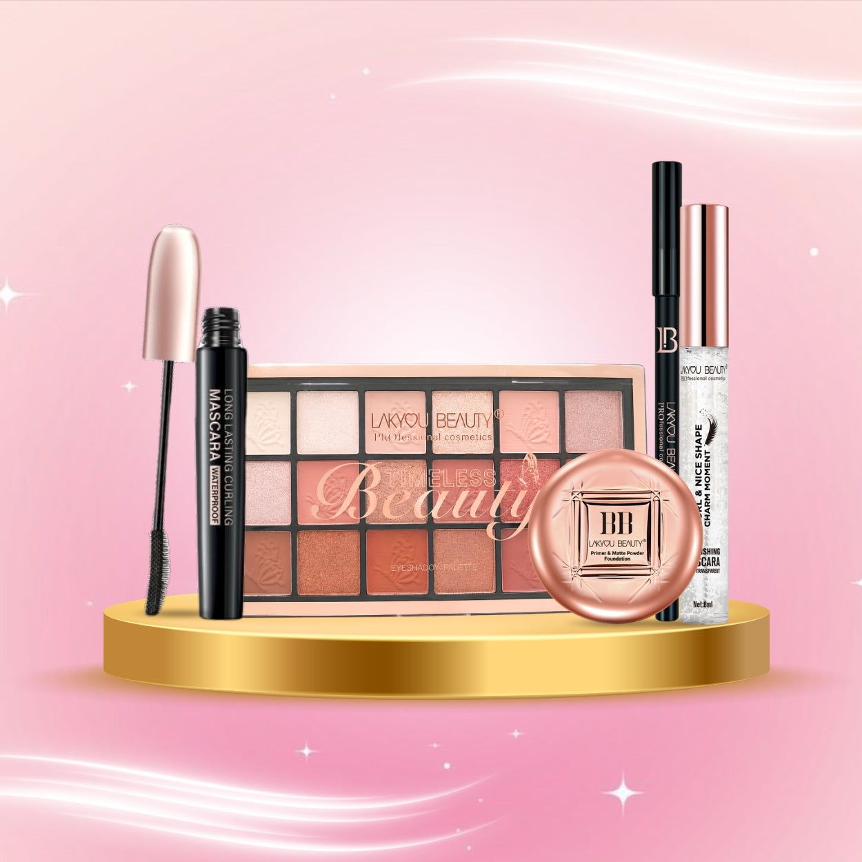 Lakyou Beauty - Timeless Beauty Eyeshadow Palette | Elegant Matte & Shimmer Eye Shades