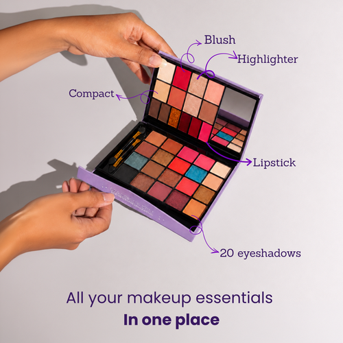 Lakyou Beauty - Filter Face  | All In One Make-Up Kit | Complete Face, Eye & Lip Makeup Kit