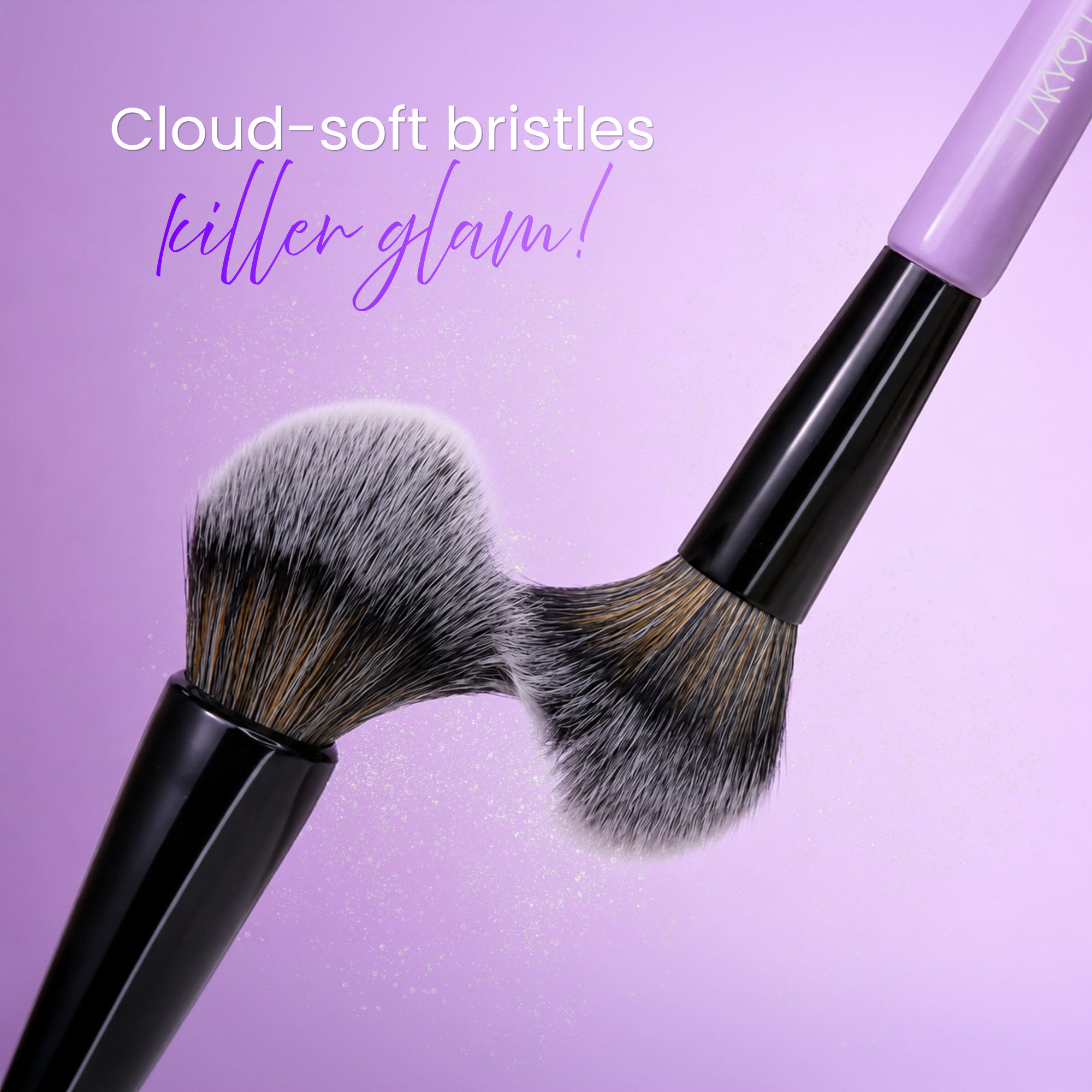 Lakyou Beauty - 12 Piece Makeup Brush Set | Professional Face & Eye Makeup Brushes