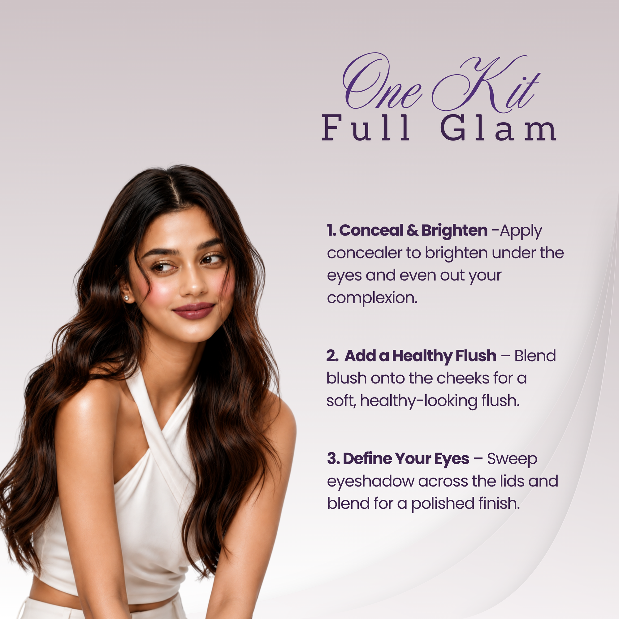 Lakyou Beauty - Filter Face  | All In One Make-Up Kit | Complete Face, Eye & Lip Makeup Kit