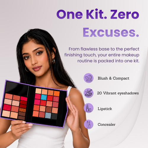 Lakyou Beauty - Filter Face  | All In One Make-Up Kit | Complete Face, Eye & Lip Makeup Kit