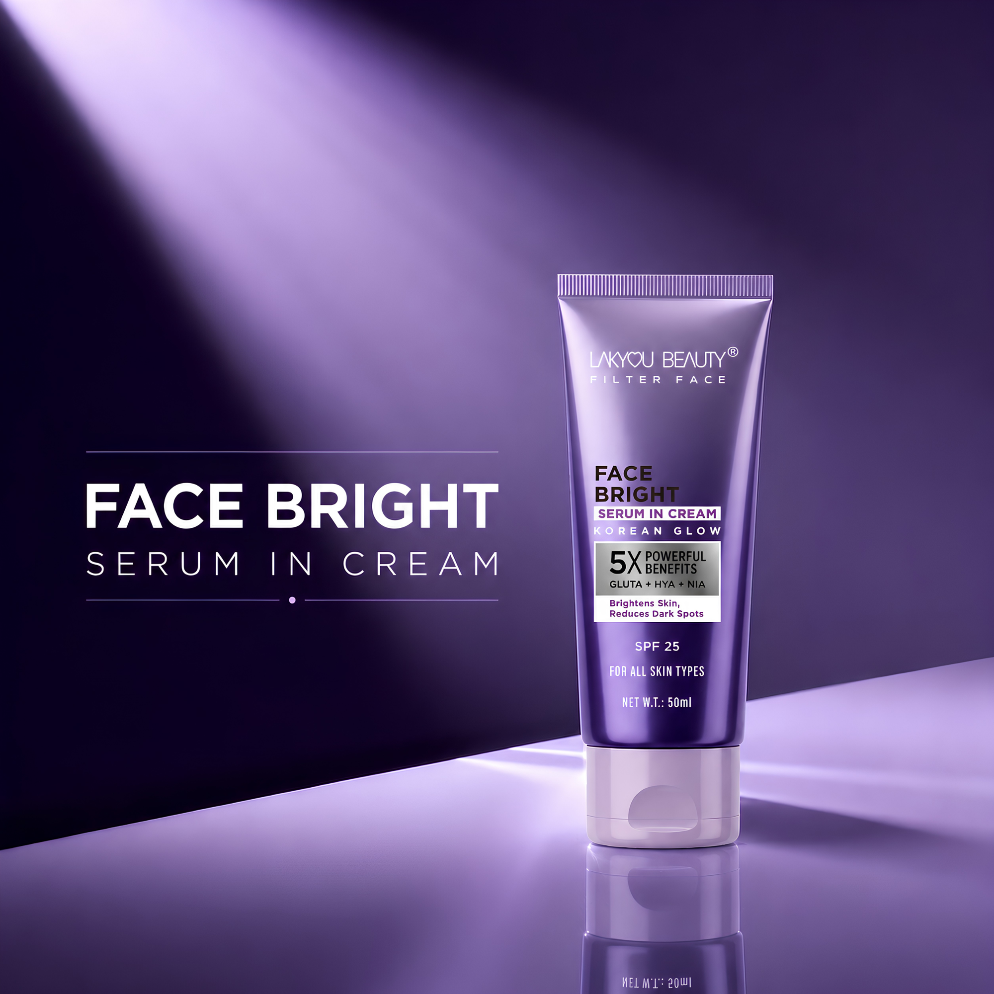 Lakyou Beauty - Filter Face | Face Bright Cream | Brightening & Hydrating Face Cream