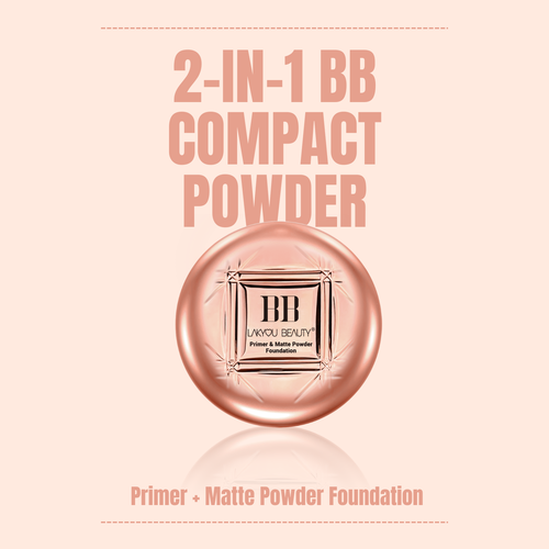Lakyou Beauty - BB Compact Powder | Long Lasting Oil Control Matte Finish