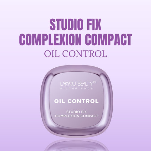 Lakyou Beauty - Filter Face Oil Control Studio Fix Compact | Studio-Grade Professional Matte Coverage